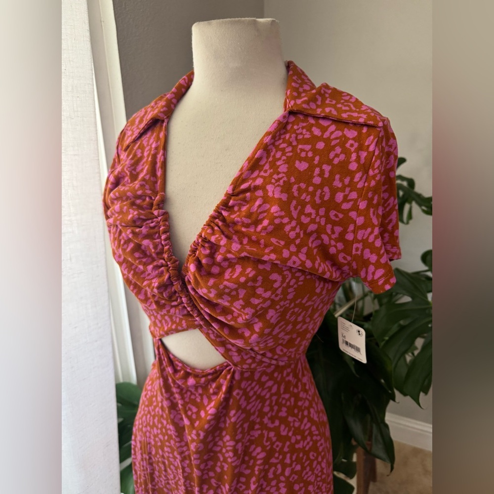 NWT Free People Mini Dress Red Floral Minidress‎ - Picture 2 of 4